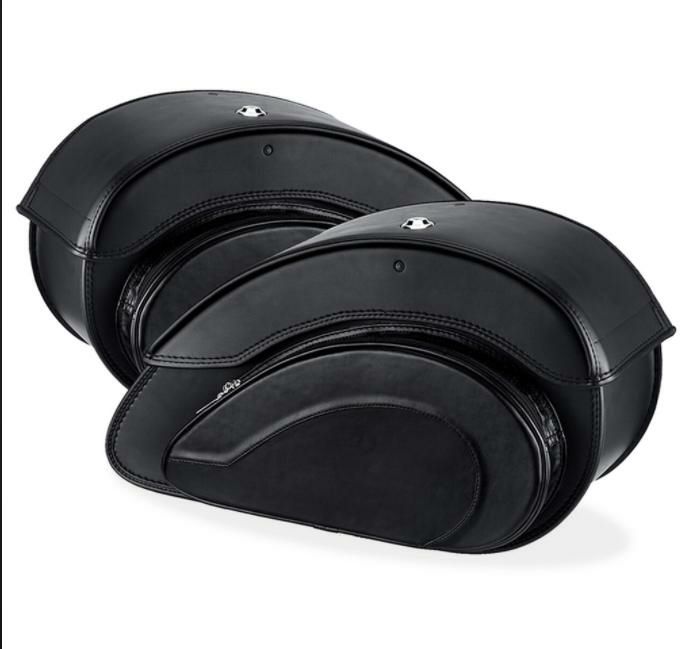 バルカン 900 クラシック ラージサイドポケット レザー サドルバッグ