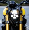 XJR1300 BOLT XVS XV1700 XV1900等 YAMAHA 6インチヘッドライト装着車 LEDヘッドライトコンバージョンKIT ブラック MOTODEMIC-03