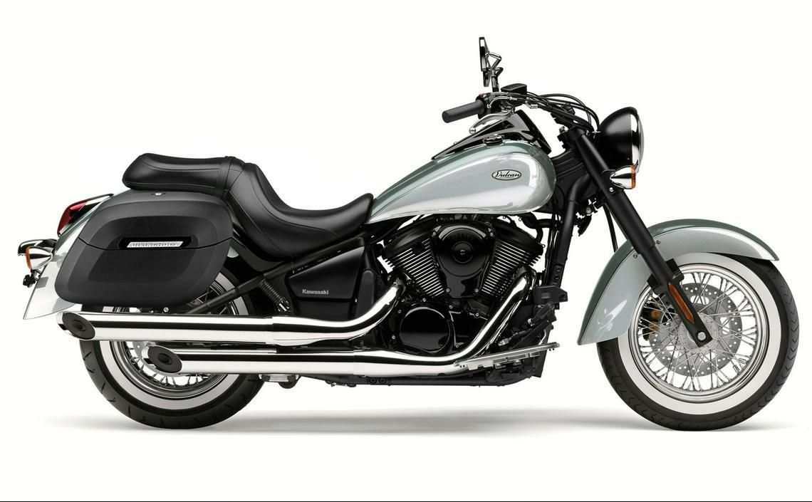 バルカン 900 クラシック レザー サドルバッグ ラメラ ショックカット カワサキ Viking Bags-02