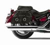 V-Star クラシック XVS1300A ラージ スタッズ サドルバッグ ダブルストラップ ヤマハ Viking Bags-01