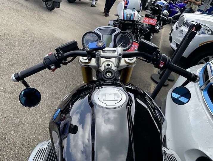 BMW RnineT R12/R12nineT ハンドルバーカフェ 14- ブラック DKdesign 