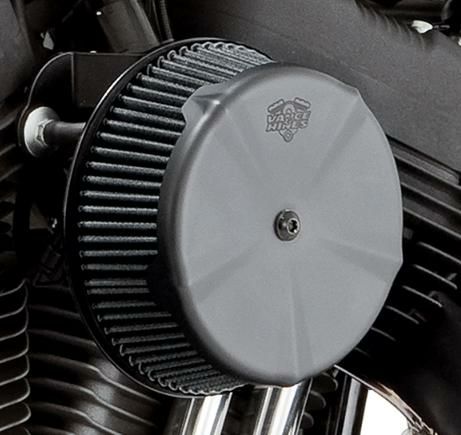 バンス&ハインズ エアクリーナーカバー VO2 SKULLCAP BLACK クローム-01