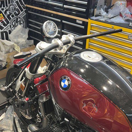 BMW RnineT R12/R12nineT ハンドルバーフラット 14- シルバー DKdesign