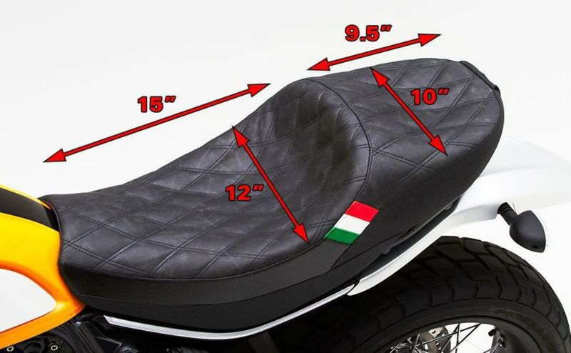 コルビン Ducati スクランブラー 800 シート ガンファイターレディ