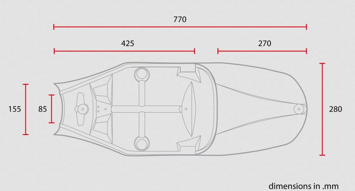 トライアンフ 空冷ボンネビル T100 シート 2008-2017 C-RACER-04