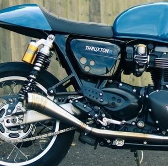 MOTONE サターン5 スリップオン マフラー Speed Twin, Thruxton 2019 