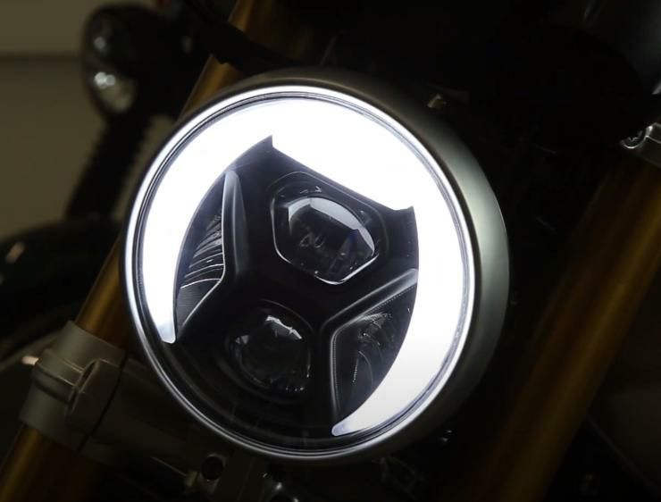 BMW R-nineT 2014-2020 アダプティブ LEDヘッドライト Eマーク付き クローム HighSider-02