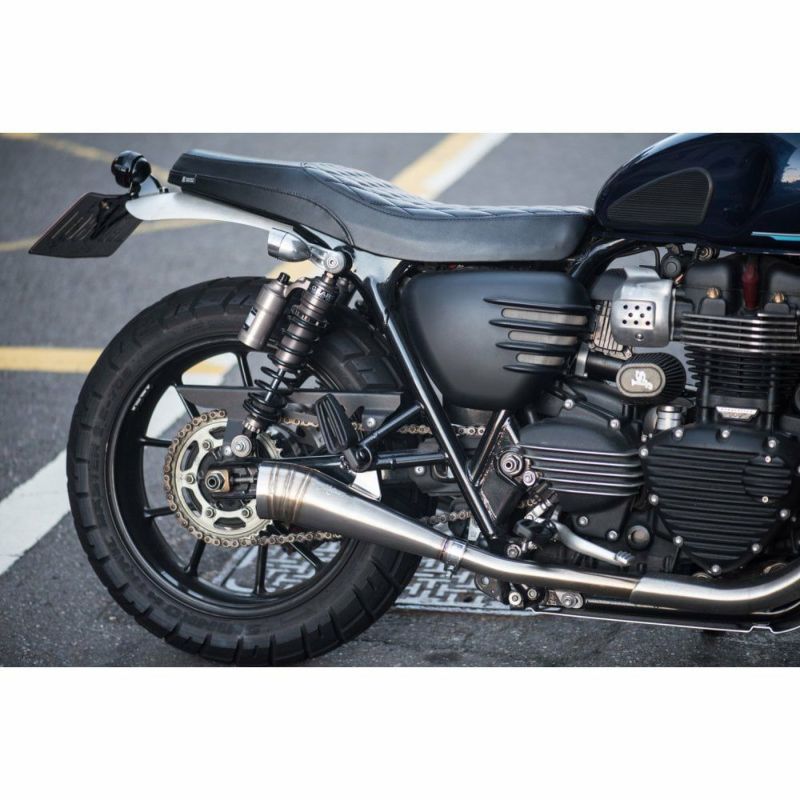 MOTONE T100/T120, Street Twin/Scrambler/CUP スプロケット カバー ブラック/ポリッシュ トライアンフ  ボンネビル モートーン | バイクカスタムパーツ専門店 モトパーツ(MOTO PARTS)