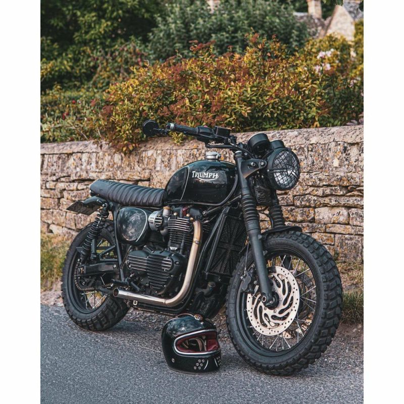 MOTONE T100/T120, Street Twin/Scrambler/CUP スプロケット カバー ブラック/ポリッシュ トライアンフ  ボンネビル モートーン | バイクカスタムパーツ専門店 モトパーツ(MOTO PARTS)