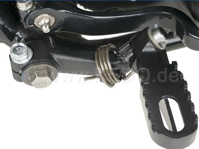 KEDO ケドー XT500 TT500 フットペグ ブラケット 右側 ブラック ヤマハ-01