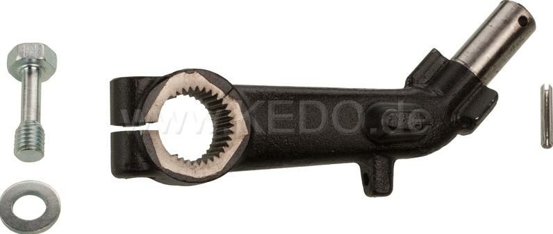 KEDO ケドー XT500 TT500 フットペグ ブラケット 右側 ブラック ヤマハ-02