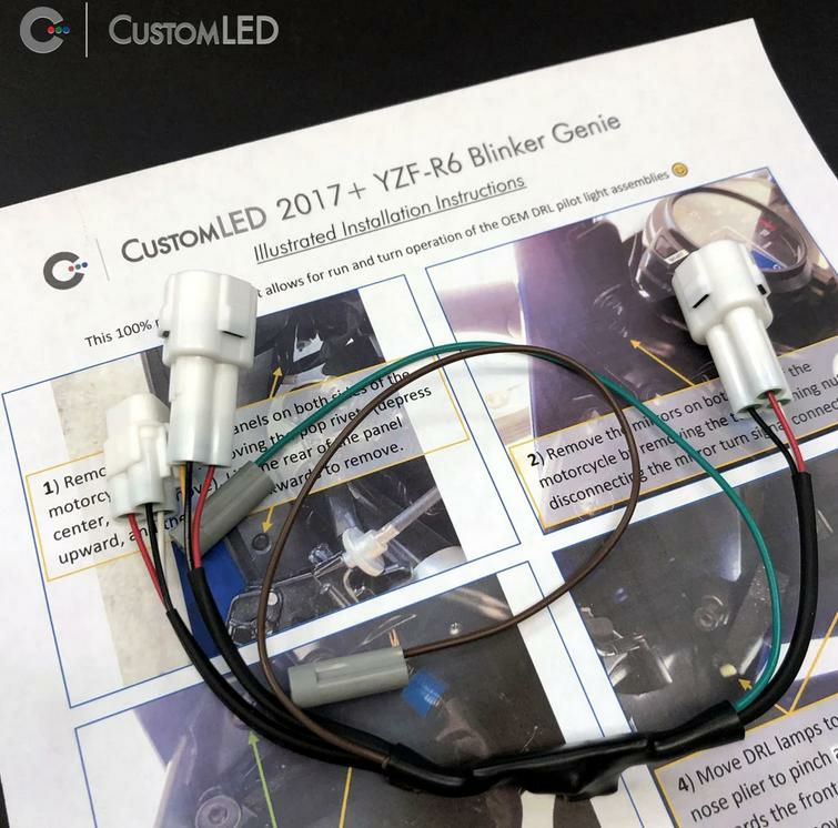 お試し価格！】 yzf-r6 LEDポジションランプセット2017〜 パーツ 