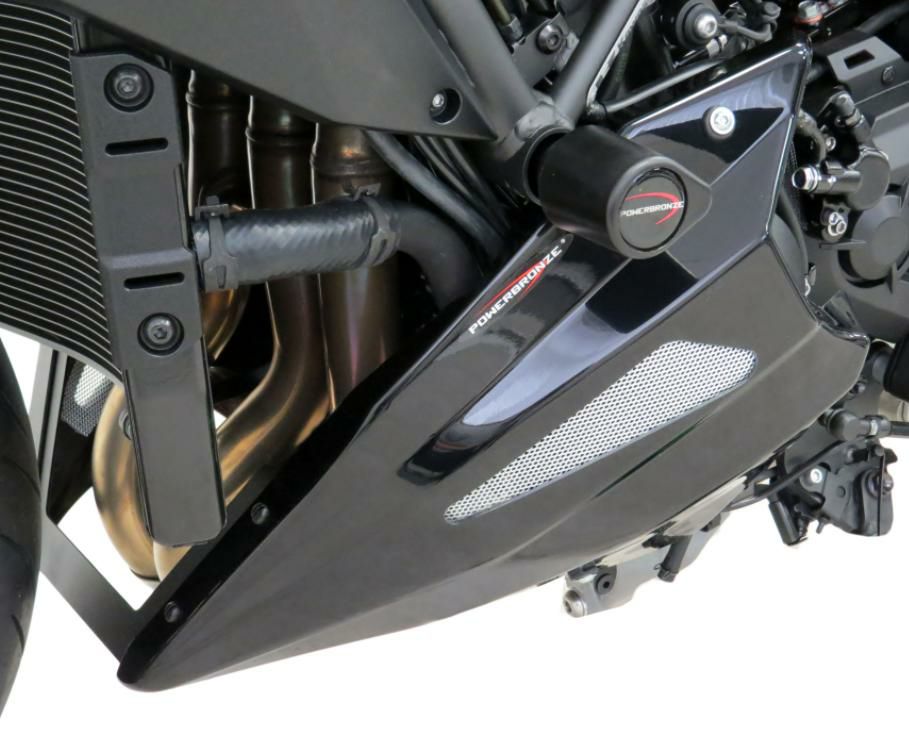 Z H2 アンダーカウル チンスポイラー カーボン調/シルバーメッシュ カワサキ POWERBRONZE-01