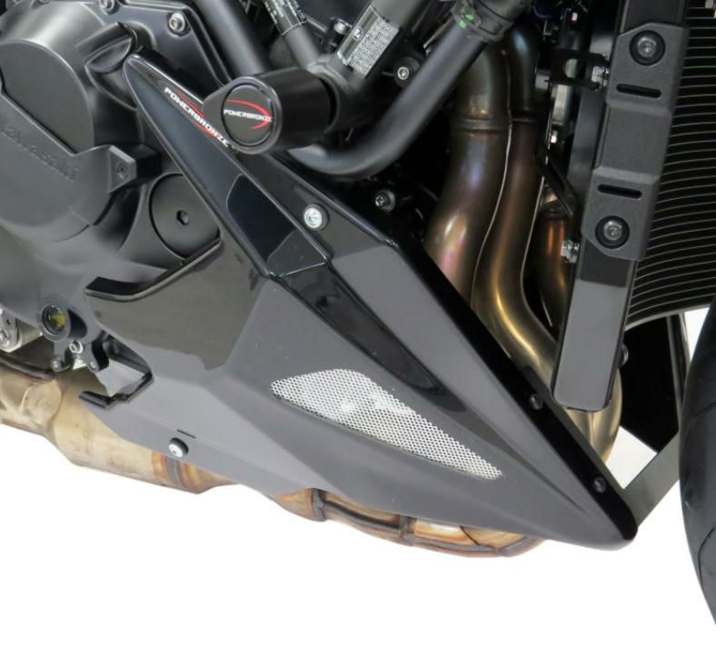 Z H2 アンダーカウル チンスポイラー カーボン調/シルバーメッシュ カワサキ POWERBRONZE-02