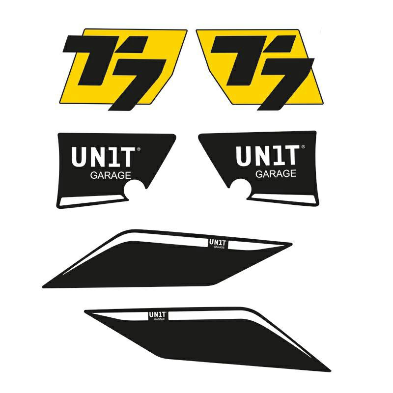 YAMAHA Tenerre 700 T7ステッカー UNIT GARAGE | バイクカスタムパーツ