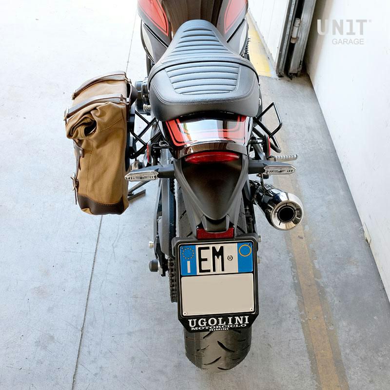 Z900RS/Z650RS 左サイドバッグレール付 サイドバッグ(キャンパス地 