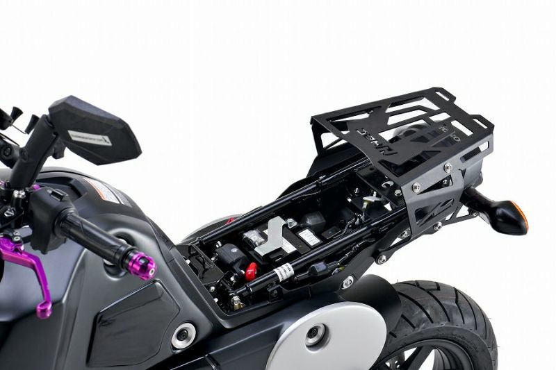 GROM グロム 21- リアキャリア ブラック H2C ホンダ | バイクカスタムパーツ専門店 モトパーツ(MOTO PARTS)