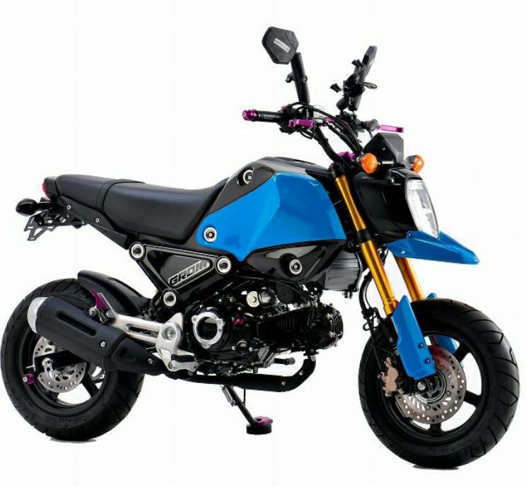 【SALE】GROM グロム 21- モタード 外装キット ブルー カバー H2C ホンダ | バイクカスタムパーツ専門店 モトパーツ(MOTO  PARTS)