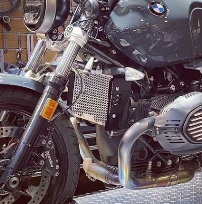 BMW RnineT オイルクーラー 電動ファンKit