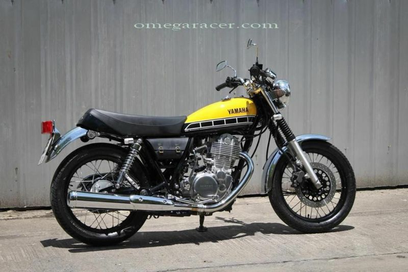 SR400/500 キャブ サイドカバー バッグ オメガレーサーブラック ヤマハ | バイクカスタムパーツ専門店 モトパーツ(MOTO PARTS)