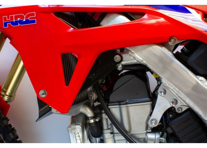 CRF250R CRF450R ラジエーター ブレース ブラック ワークス