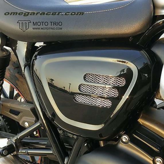 トライアンフ ボンネビル(Bonneville) T100&T120|サイドカバー 