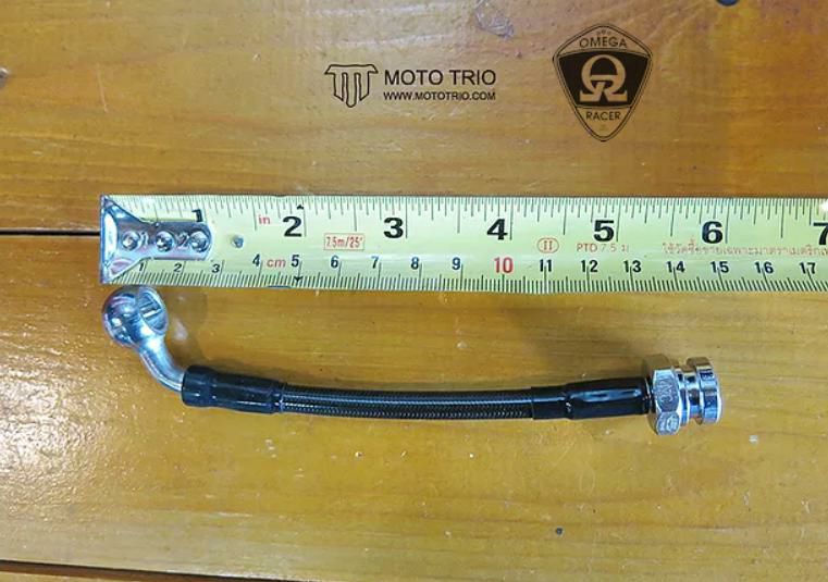 T100 ストリートスクランブラー ボバー ブレーキライン延長ホース (6