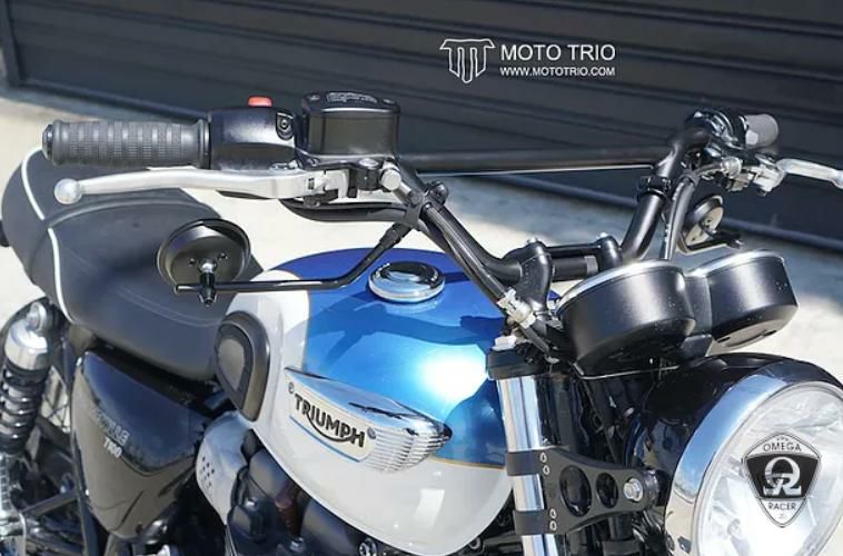 T100 ストリートスクランブラー ボバー ブレーキライン延長ホース (6