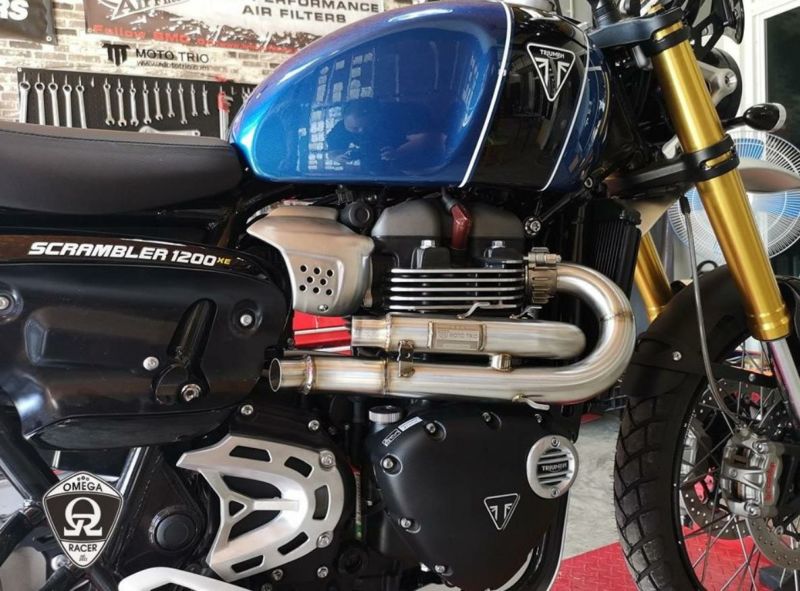 モトトリオ（MotoTrio） 水冷 スクランブラー1200 触媒レス