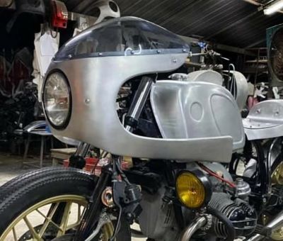 R80/R90/R100 アルミ カフェレーサー カウル フロントカウル フェアリング ビッグ オメガレーサー BMW motorrad | バイクカスタムパーツ専門店  モトパーツ(MOTO PARTS)