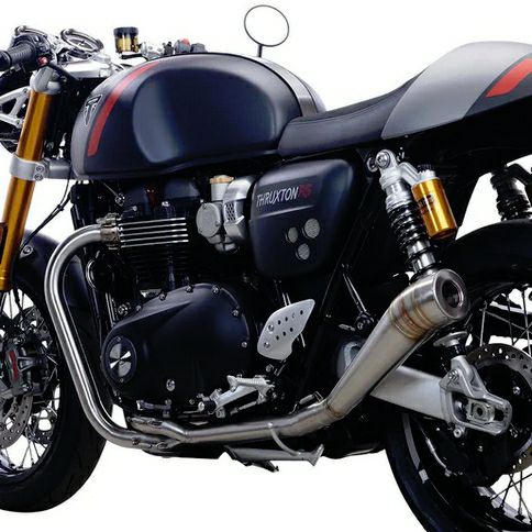 Thruxton/R/RS, Speed Twin 2-1 LOW GP フルエキ マフラー 