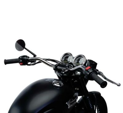 トライアンフ  ボンネビル T100 T120 トラッカーハンドルバー KIT クローム ブリティッシュカスタム
