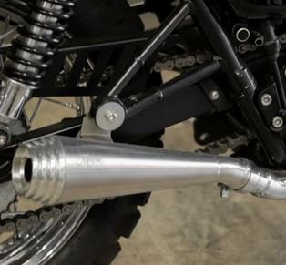Motone 空冷 ボンネビル T100 Saturn V スリップオンマフラー