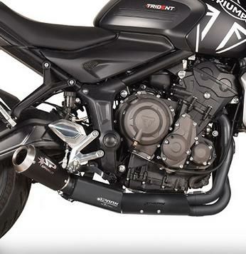 トライデント660 Trident660 フルエキゾースト マフラー Eマーク付き MotoGP ブラック Spark スパーク |  バイクカスタムパーツ専門店 モトパーツ(MOTO PARTS)