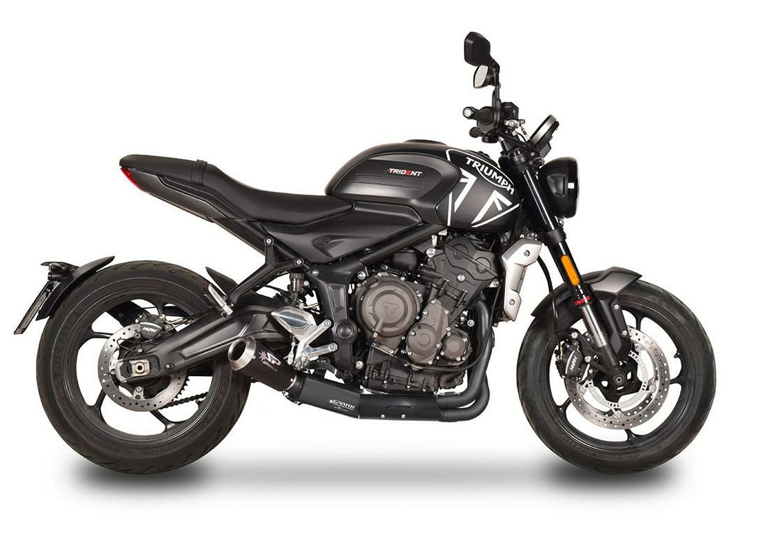 トライデント660 Trident660 フルエキゾースト マフラー Eマーク付き 