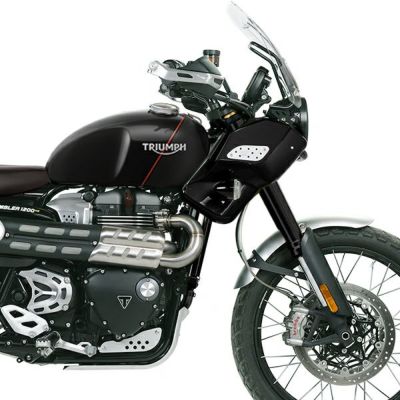 Triumph Scrambler 1200XC、1200XE サイドパネル/ウィンドスクリーンキット Gloss Black UNIT GARAGE