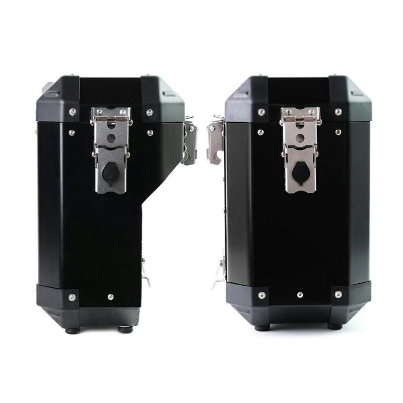 UNIT GARAGE ATLAS アルミサイドパニア(左右セット) 40L/34L ブラック