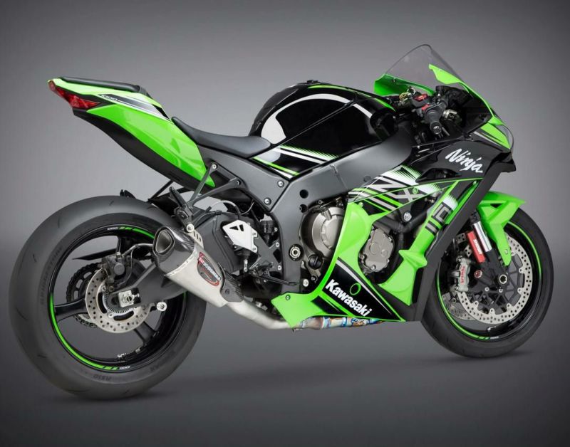 ニンジャ ZX-10R/RR 16-20 チタン 3/4 マフラー ALPHA T レース 