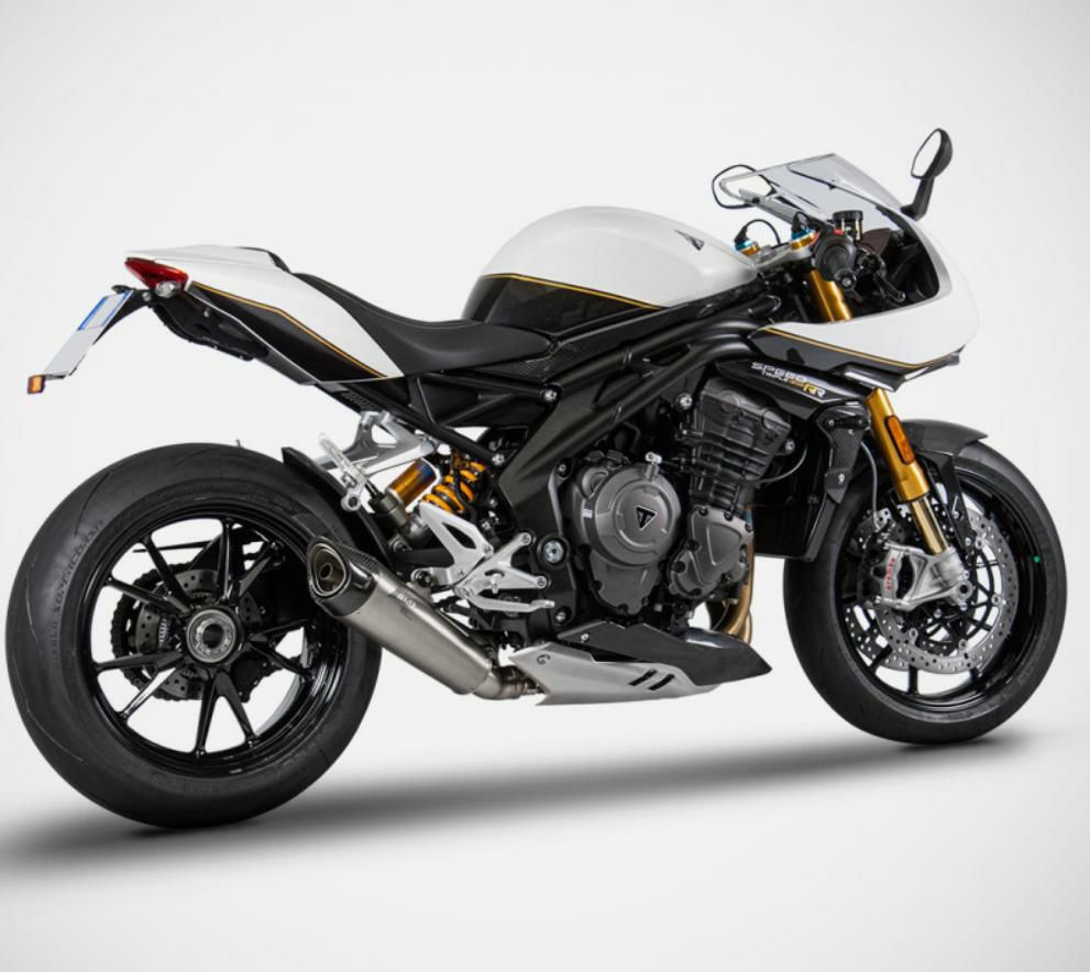 スピードトリプル1200RS/RR 2021- チタン製レーシングスリップオン 