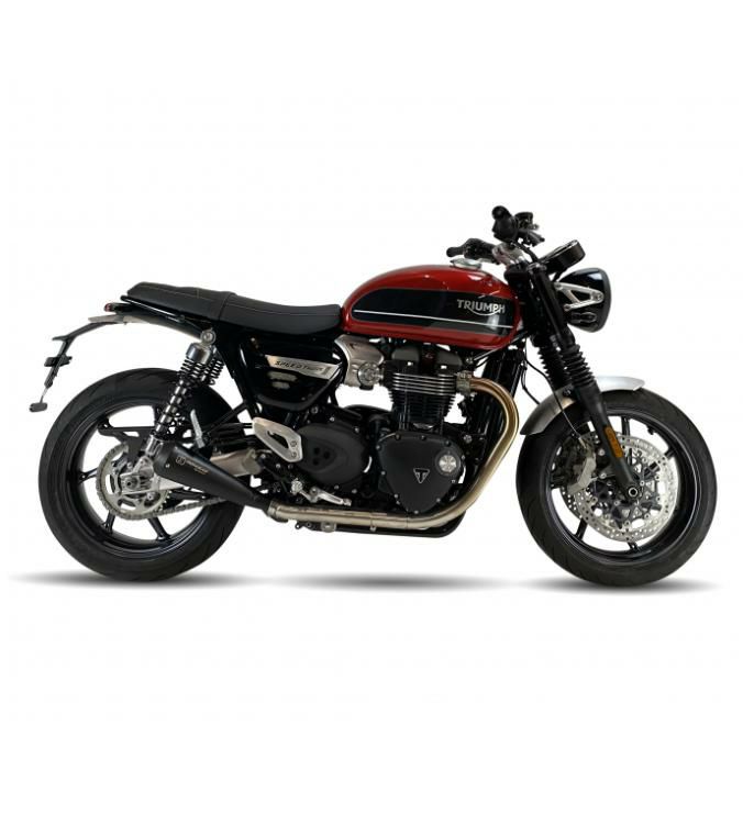 トライアンフ スラクストン 16-20 スリップオン マフラー ブラック