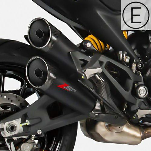 DUCATI モンスター937 21- ブラック/カーボン スリップオンマフラー 