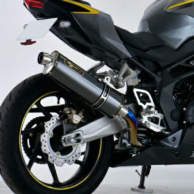 ホンダ CBR250RR スリップオンマフラー(JMCA) DLCチタン Nojima