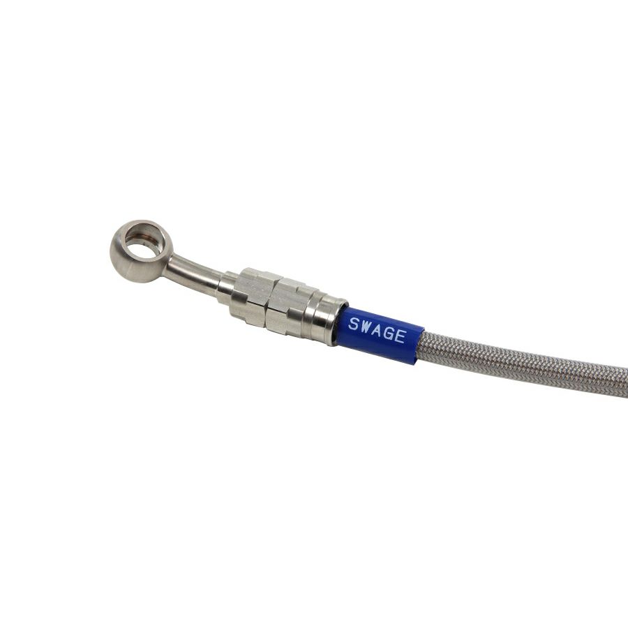 ホンダ レブル250 フロントブレーキホース(アッパー) レッド/ブルー