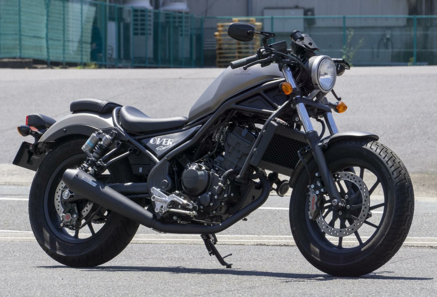 レブル250/500 17- バックステップ 4ポジション シルバー オーヴァー 