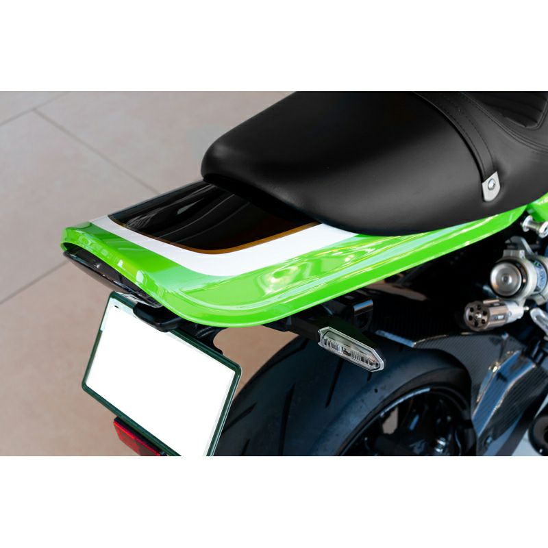 カワサキ Z900RS/CAFE ロングテールカウル ライムグリーン x エボニー 