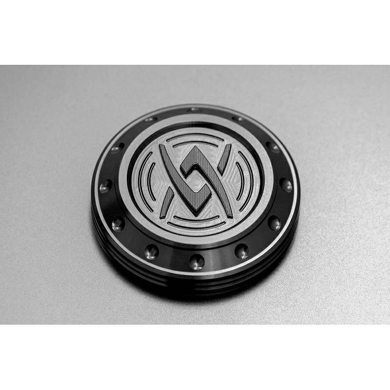 Kawasaki ハンドルステムカバー アルミ製 黒 Kawasaki ハンドルステムカバー アルミ製 黒 Kawasaki ハンドルステム