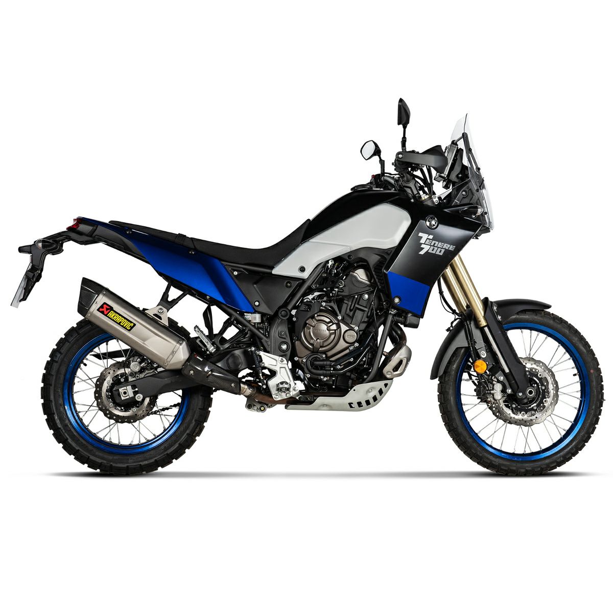 ヤマハ テネレ700 スリップオンマフラー(JMCA認証) チタン AKRAPOVIC 