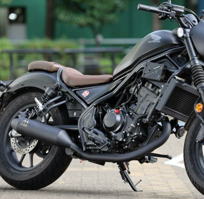 美品】レブル250 モリワキスリップオンマフラー ひく