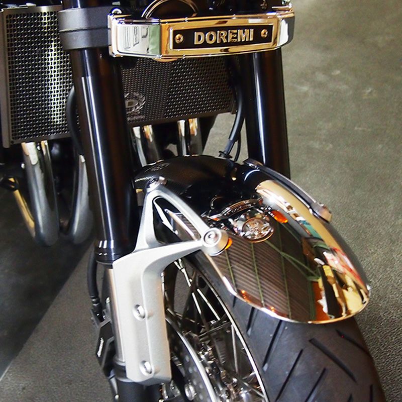 カワサキ Z900RS/CAFE メッキフロントフェンダー DOREMI COLLECTION 