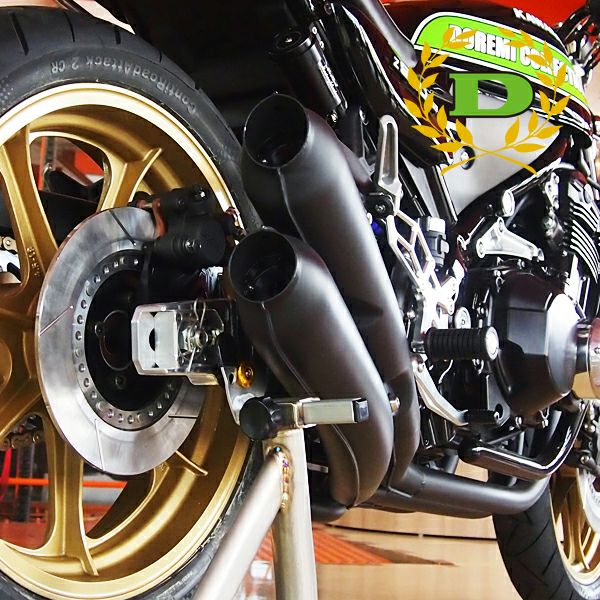 カワサキ Z900RS/CAFE 4本出しマフラー(レース専用) ブラック DOREMI 